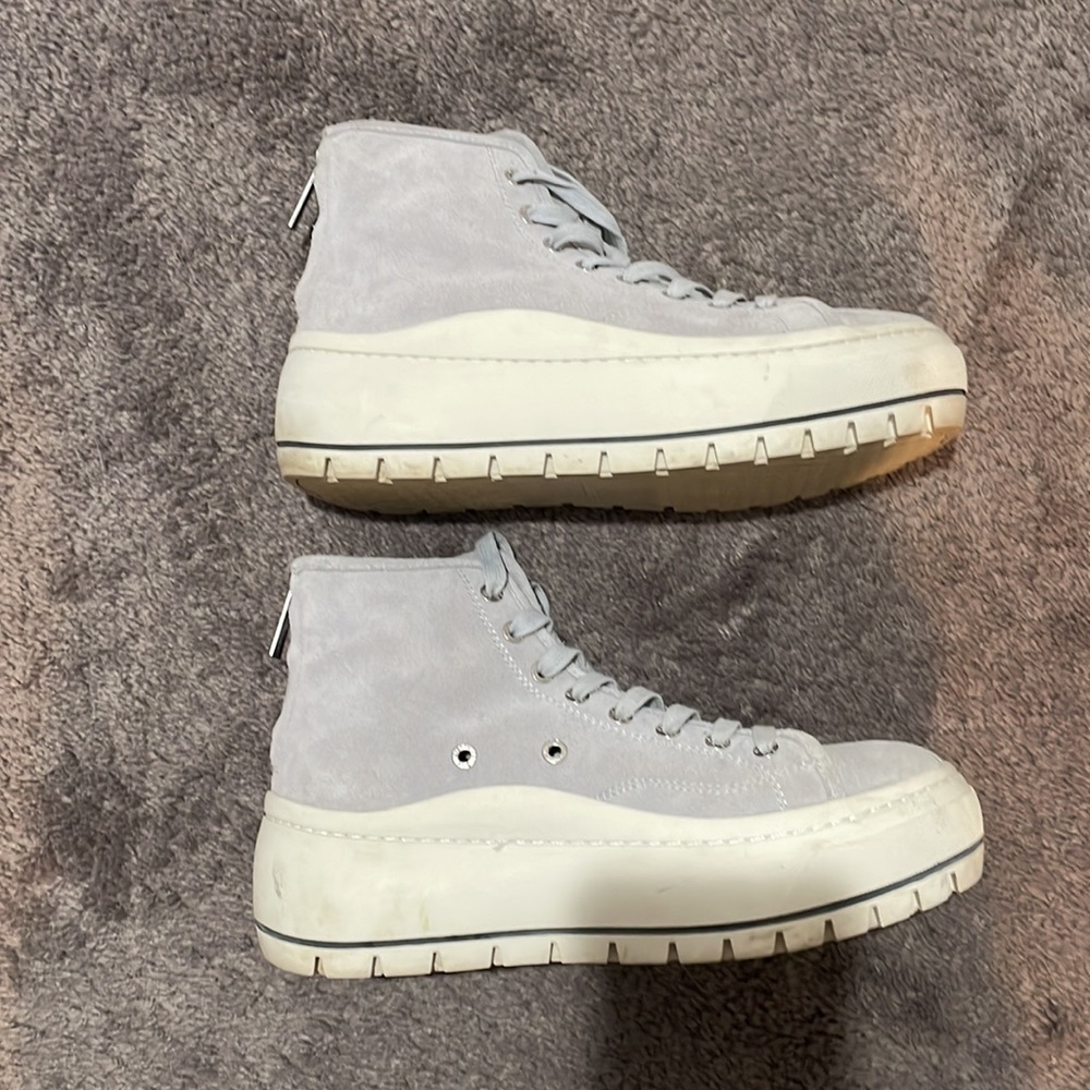 Platform suede sneakers. J/slides NYC size 8.5 - Picture 3 of 9